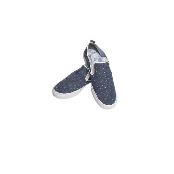 Tommy Hilfiger Sneaker Twlilette2-M polka dot Slip on 8.5 Blue White - Picture 1 of 11